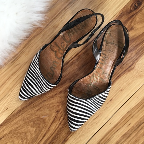 Sam edelman zebra heels Clearance